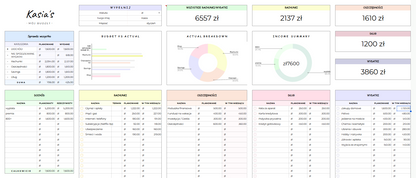 Budżet Domowy PRO — arkusz Excel i Google Sheets